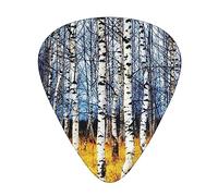 Plettri per chitarra Beautiful Tree Camo stampato Ukulele Basso Chitarre acustiche elettriche Sottile Medio Pesante Confezione da 12 (0,46/0,71/0,96 mm)