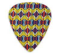 Plettri per chitarra Bellissimi tessuti africani Plettri per chitarra 12 pezzi Plettri per ukulele inclusi 0,46 mm 0,71 mm 0,96 mm