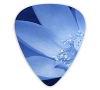 Plettri per chitarra Blue Blooming Lotus 12 pezzi Plettri per ukulele inclusi 0,46 mm 0,71 mm 0,96 mm