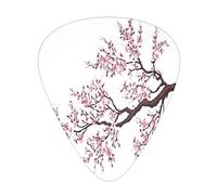 Plettri per chitarra Cherry Blossoms Tree - Accessori per chitarra - Plettri per chitarra acustica, chitarra elettrica, basso per uomo donna Chitarristi professionisti, musicisti e principianti.