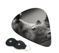 Plettri per chitarra con animali del Sud Africa, 6 plettri per chitarra, stampati su entrambi i lati, per chitarra elettrica, basso, ukulele (0,46 mm, 0,71 mm, 0,96 mm)