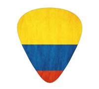 Plettri per chitarra con bandiera della Colombia, per chitarra e basso, confezione da 12