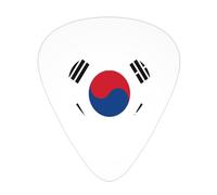 Plettri per chitarra con bandiera della Corea del Sud, plettri per chitarra e basso, confezione da 12