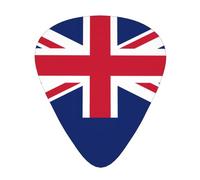 Plettri per chitarra con bandiera della Nuova Zelanda, confezione da 12 plettri resistenti all'usura per chitarra, basso, chitarra elettrica, ukulele, sottili, medi e pesanti