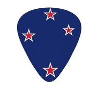 Plettri per chitarra con bandiera della Nuova Zelanda, sottili, medi, pesanti, 12 pezzi, adatti per chitarra, basso, chitarra elettrica, ukulele, plettri per chitarra resistenti all'usura,