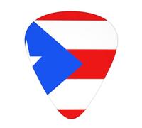 Plettri per chitarra con bandiera di Porto Rico, plettri per chitarra e basso, confezione da 12