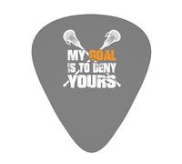 Plettri per chitarra con colonna sonora del gol di lacrosse, plettri per bassista, palette per suonare la chitarra, 12 pezzi