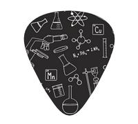Plettri per chitarra con colonna sonora di scienza chimica, plettri per bassista, palette per suonare la chitarra, 12 pezzi