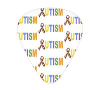 Plettri per chitarra con colonna sonora sull'autismo, plettri per bassisti, palette per suonare la chitarra, 12 pezzi