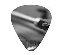 Plettri per chitarra con cornice per album musicale, accessori per chitarra, confezione da 12 plettri per basso artistico, sottili, medi e pesanti, 3 misure per ukulele