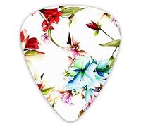 Plettri per chitarra con fiori di melograno e rosmarino selvatico 12 confezioni - Varietà di plettri per chitarra Plettri sottili, medi, pesanti 0 .46/0,71/0,96 mm