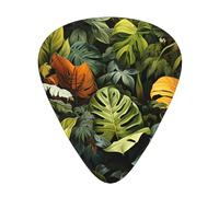 Plettri per chitarra con foglie di palma tropicale della foresta pluloide di alta qualità per una migliore suonabilità e tono.