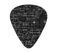 plettri per chitarra con formula matematica, plettri per chitarra basso, palette per suonare la chitarra, 12 pezzi