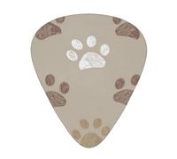 Plettri per chitarra con impronta di cane, 12 pezzi, plettri acustici essenziali spessi e sottili per studenti 0,46 0,96 0,71 M