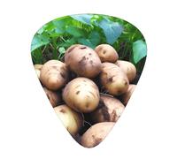 Plettri per chitarra con patate fresche, di dimensioni sottili, medie e spesse, set da 12 pezzi, adatti per chitarra elettrica e vari strumenti