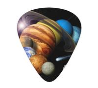 Plettri per chitarra con pianeti Giove, Terra, Saturno, 12 confezioni per basso, chitarra acustica ed elettrica, per gli amanti della musica.