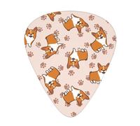 Plettri per chitarra con simpatica impronta di di corgi, plettri per chitarra bassista, palette per suonare la chitarra, 12 pezzi