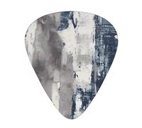 Plettri per chitarra con stampa astratta blu, 12 pezzi, plettri in celluloide classica triangolare, per chitarra acustica, elettrica, basso, inclusi 0,46 mm, 0,71 mm, 0,96 mm
