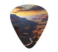 Plettri per chitarra con stampa Canyon At Sunset, sottili, medi, pesanti, per chitarra acustica, chitarra elettrica, basso, regalo di Natale, 12 pezzi