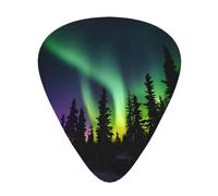 Plettri per chitarra con stampa Dark Northern Lights per chitarre e ukulele, regalo unico per chitarra, 12 pezzi