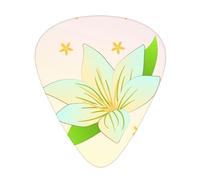 Plettri per chitarra con stampa di narcisi, 12 pezzi in 3 diversi spessori, adatti per chitarra acustica, chitarra elettrica e musicisti di band