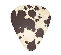 Plettri per chitarra con stampa di pelliccia di mucca 12 pezzi = >> Comodo in mano con bordi lisci tre spessori da abbinare