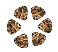Plettri per chitarra con stampa Golden Retrievers, 12 pezzi, in celluloide di alta qualità, per chitarra acustica, chitarra elettrica, basso