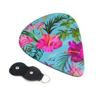 Plettri per chitarra con stampa Hello Hawaii, 6 pezzi, plettro per chitarra acustica, elettrica, basso, chitarre acustiche, ukulele, sottili, medi, spesse, 0,96 mm