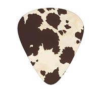 Plettri per chitarra con stampa in pelliccia di mucca, 12 pezzi, accessori per ukulele, basso
