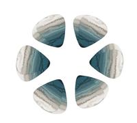 Plettri per chitarra con stampa Within the Tides, 12 pezzi, calibri misti (0,46/0,71/0,96 mm), con custodia, per chitarra/ukulele