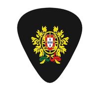 Plettri per chitarra con stemma nazionale del Portogallo, plettri per chitarra e basso, confezione da 12