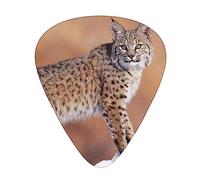 Plettri per chitarra, confezione da 12, 3 diversi spessori, con custodia in plastica trasparente, per chitarra elettrica, basso, ukulele, (inclusi 0,46 mm, 0,71 mm, 0,96 mm)