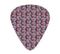 Plettri per chitarra Confezione da 12 con scatola sottile, Composizione di lettere a forma di cuore Dichiarazione di sentimenti d'amore, Set regalo di plettri per chitarra speciali per chitarrista, Ro
