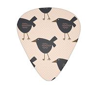 Plettri per chitarra Confezione da 12 corvi primitivi e pois stampati sottili plettri medio pesanti