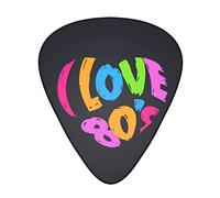 Plettri per chitarra Confezione da 12 I Love 80s Heart Uomo Donna Plettri sottili medio pesanti