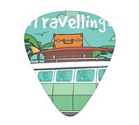 Plettri per chitarra Confezione da 12 Let'S Go Travel Universal Abs Thin Medium Heavy Plettri
