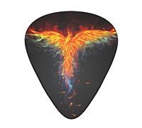 Plettri per chitarra Confezione da 12 Phoenix Bird Reborn From The Ashes 0,46 mm/0,71 mm/0,96 mm Plettri sottili medio pesanti