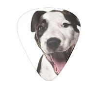 Plettri per Chitarra Confezione da 12 Plettri American Staffordshire Terrier Puppy 0.46mm/0.71mm/0.96mm Sottile Medio Pesante Plettri