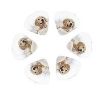 Plettri per chitarra Confezione da 12 Plettri Golden Retriever Puppies per chitarra elettrica, chitarra acustica, varie chitarre