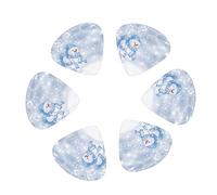 Plettri per chitarra Confezione da 12 Plettri per chitarra Christmas Happy Snowman per chitarra elettrica Chitarra acustica Varie chitarre