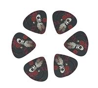 Plettri per chitarra Confezione da 12 Plettri per chitarra Day Of The Dead Girl'S Skull Face Art per chitarra elettrica Chitarra acustica Varie chitarre