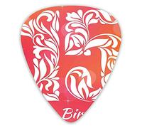 Plettri per chitarra Confezione da 12 Plettri per chitarra universali in ABS, design con numeri floreali per camerette per ragazze con cuori e stelle per chitarra acustica ed elettrica