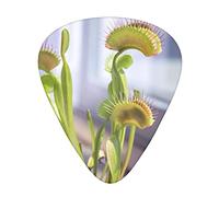 Plettri per chitarra Confezione da 12 Venus Fly Trap Plant Green 0.46mm/0.71mm/0.96mm Plettri sottili medio pesanti