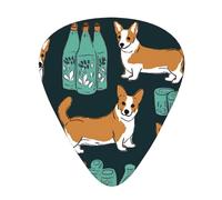 Plettri per chitarra Cute Dogs Stampa Confezione da 12 plettri per chitarra basso elettrico acustico Ukelele