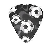 Plettri per chitarra da calcio, triangolari, classici, bassi, acustici ed elettrici, per chitarristi, 12 pezzi