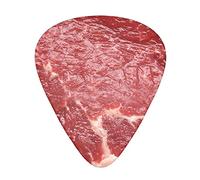 Plettri per chitarra di carne di manzo include calibro sottile medio e pesante regalo unico per chitarra per basso elettrico chitarre acustiche ukulele (12 pezzi)