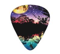 Plettri per chitarra elettrica con cielo notturno con alberi, per un'esperienza musicale senza precedenti