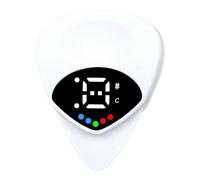 Plettri Per Chitarra Elettrica - Plettri Basplettro A LED Sintonizzazione Visiva | Dodici Indicatore Codificante a Colori | Guitar Tuner Pick - Corrispondenza Esercizio per Basso Elettrico Acustico