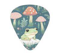 Plettri per chitarra Enoki Mushroom 12 pezzi, plettri acustici essenziali spessi e sottili per studenti 0,46 0,96 0,71 M