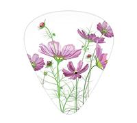 Plettri per Chitarra Fiore Stagione Primaverile Confezione da 12 Plettri per Chitarra Universali in ABS, Modello Bipinnatus Flora Primaverile Asteraceae Botanica, per Chitarra Acustica ed Elettrica, V